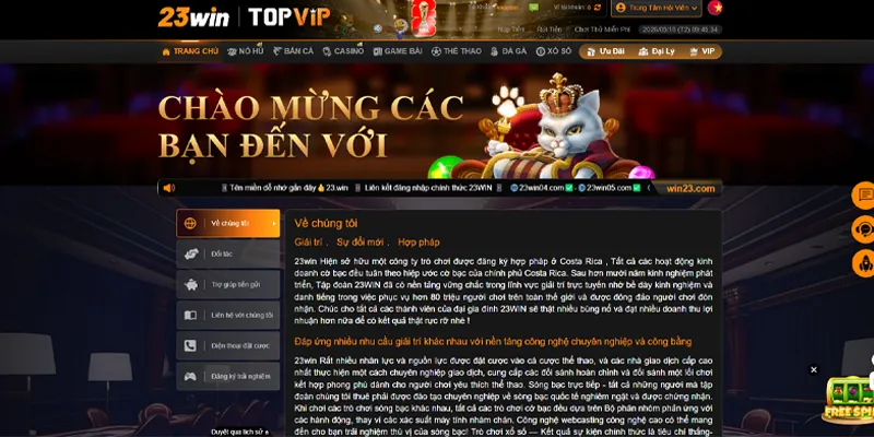 Thắc mắc về 23WIN